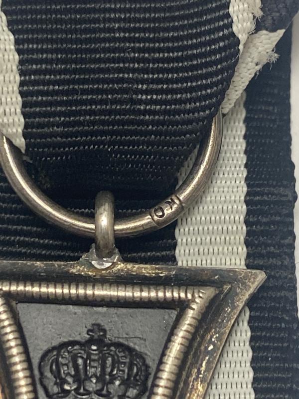 WW1 1914 Iron Cross Second Class Maker Marked “KO” Königliches Munzamtorden, Berlin