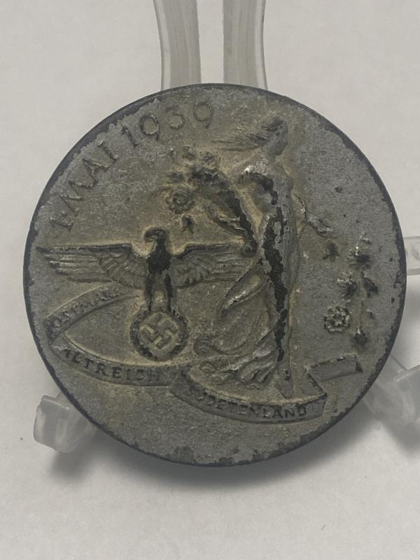 1.Mai 1939 Day Badge Wilh.A.Jäger Frankfurt A.M.