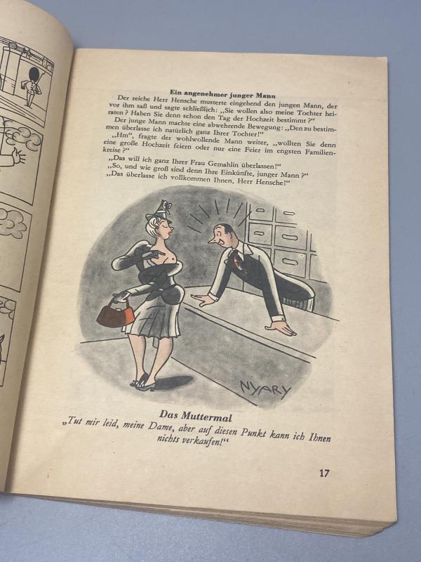 Wartime German Troops Die Wundertüte Cartoon Magazine