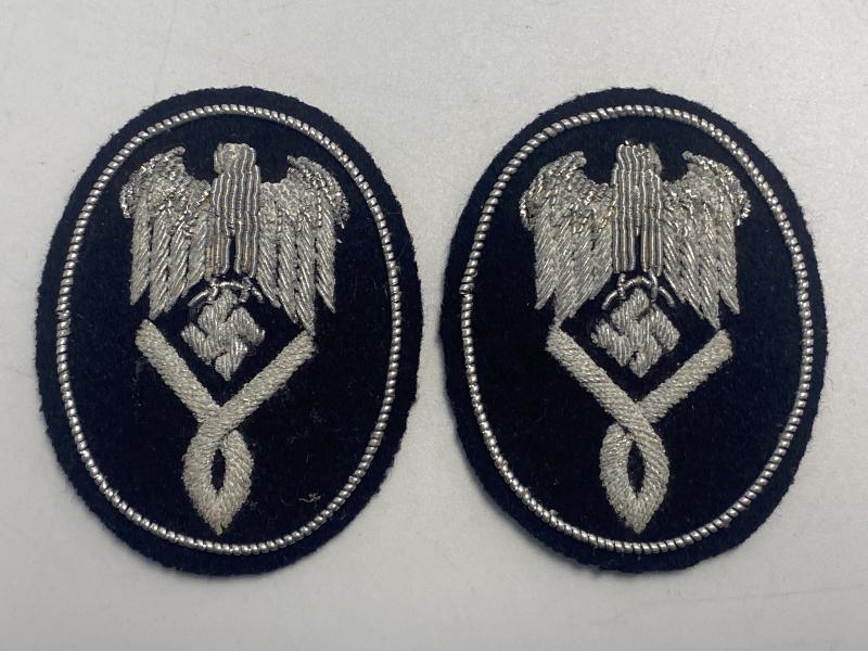 Kriegsmarine Administration Officer Sleeve Proficiency Patches Pair