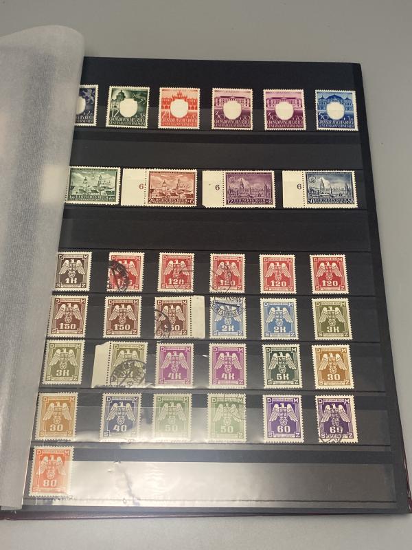Large Collection of Third Reich Period Stamps 1300+