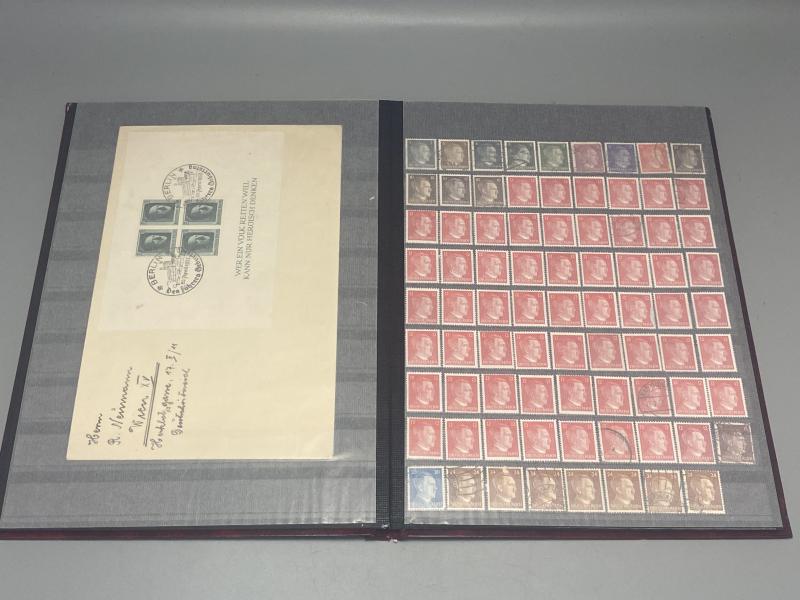 Large Collection of Third Reich Period Stamps 1300+