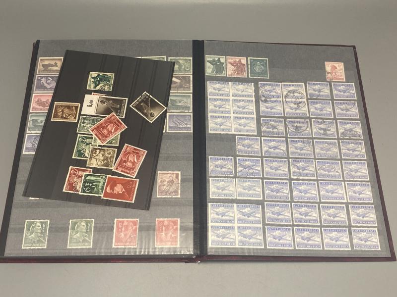 Large Collection of Third Reich Period Stamps 1300+