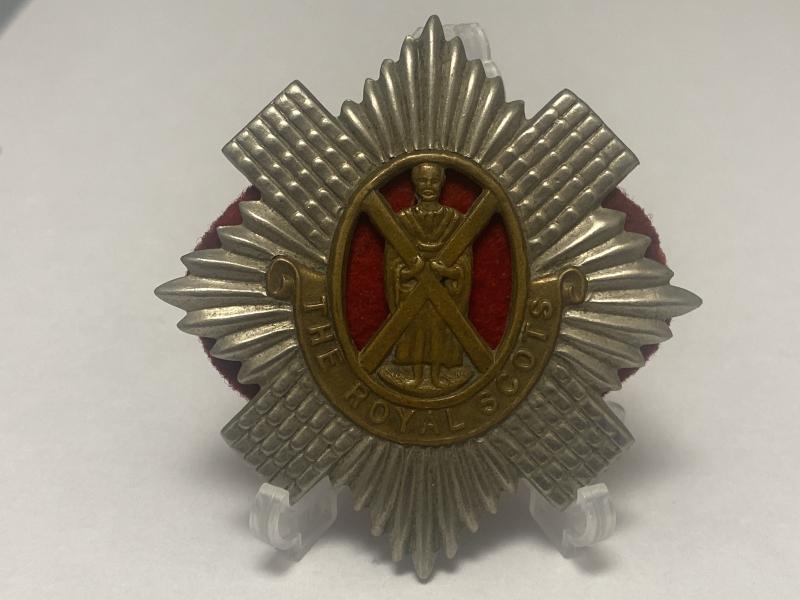 WW2 The Royal Scots Cap Badge