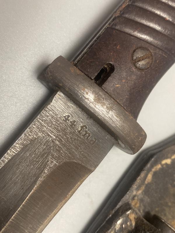 German K98K Bayonet FNJ44 with gtg43 Frog