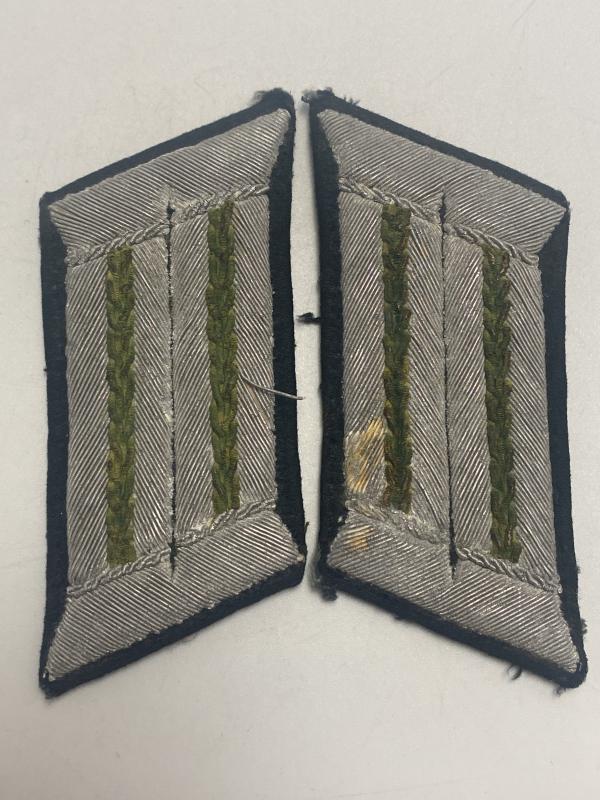 German Army Officer Panzerjager Collar Tabs