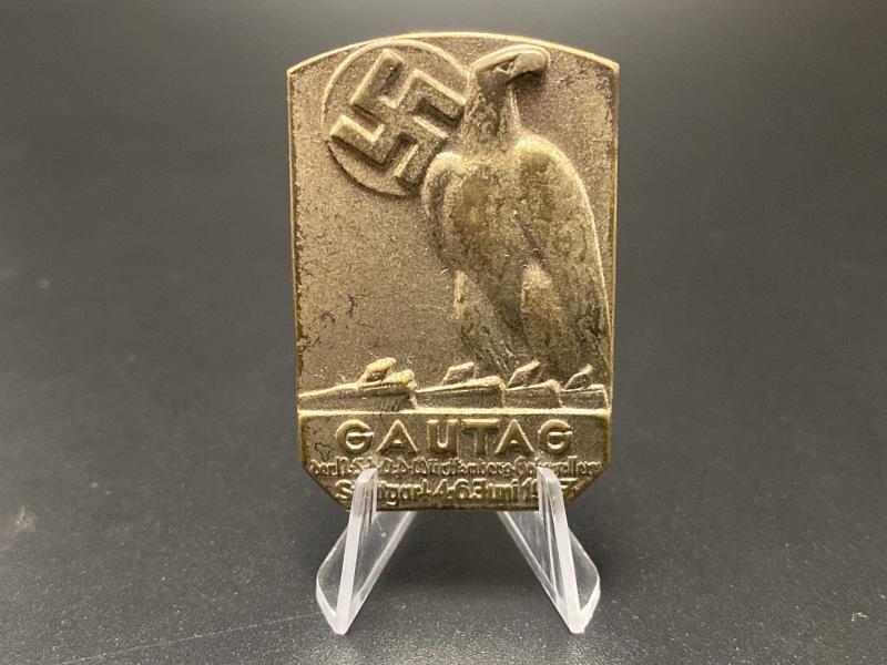 Gautag Der NSDAP Stuttgart 4-6 Juni 1937 Day Badge