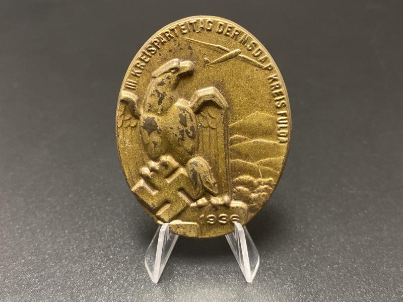 Kreisparteitag Der NSDAP Kreis Fulda 1936 Day Badge