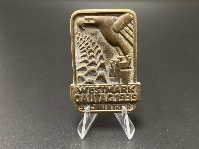 Westmark Gautag 1939 9-11 Juni In Trier Day Badge