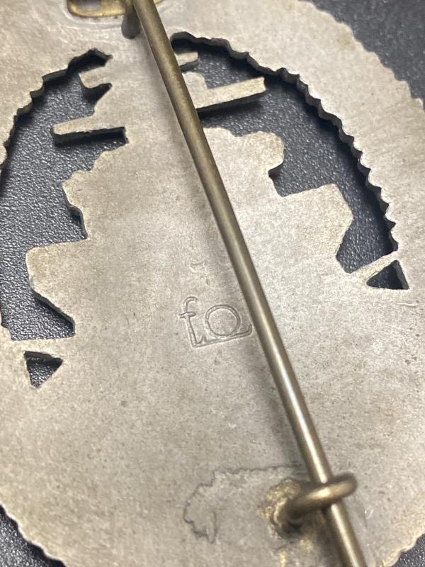 Kriegsmarine Zinc High Seas Badge Friedrich Orth