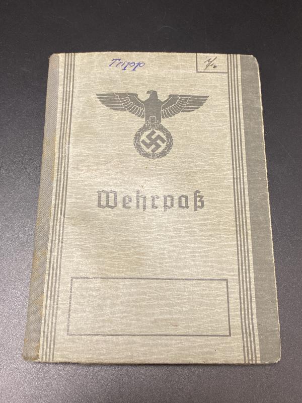 German Army Wehrpass KIA Russia 1944 Obergefreiter Georg Tripp 1./Div.Füs.Btl.131