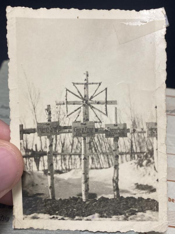 German Army Wehrpass KIA Russia 1944 Obergefreiter Georg Tripp 1./Div.Füs.Btl.131