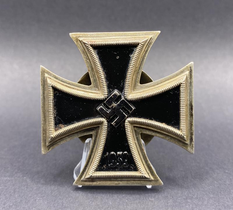 Screw back Iron Cross First Class L58 Rudolf Souval