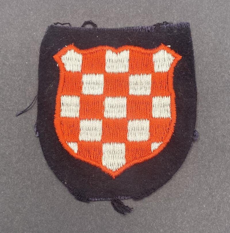 Croatian Waffen SS Volunteer Sleeve Shield