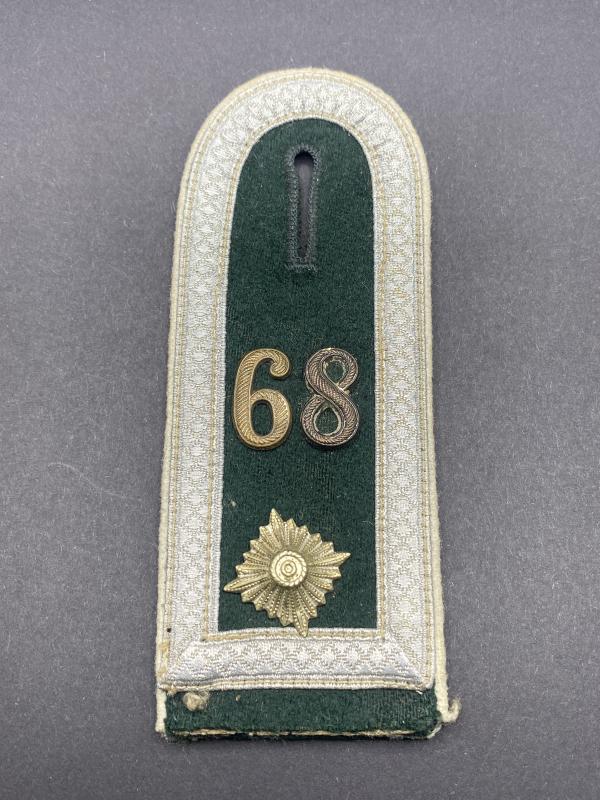 German Army Infantry Feldwebel 68th Regiment Shoulder Board
