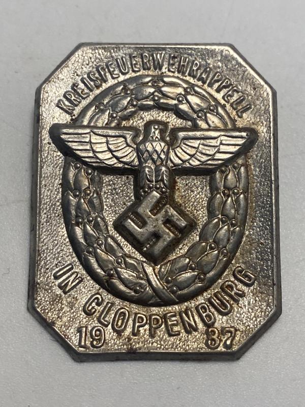 Kreisfeuerwehrappell In Cloppenburg 1937 Day Badge