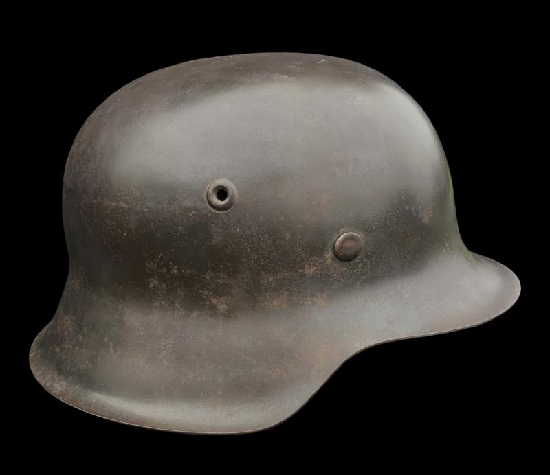 Late War German M42 Helmet No Decals NS64 D462