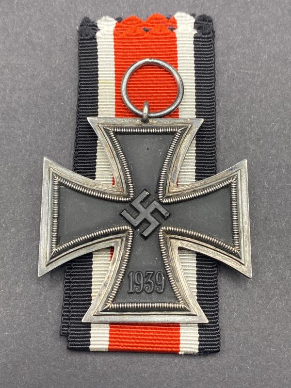 Iron Cross Second Class (Unmarked) With Ribbon