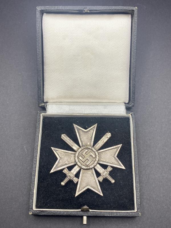 German Merit Cross 1st Class With Swords Boxed Wilhelm Deumer