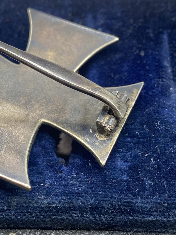 WW1 Vaulted Iron Cross First Class With Box