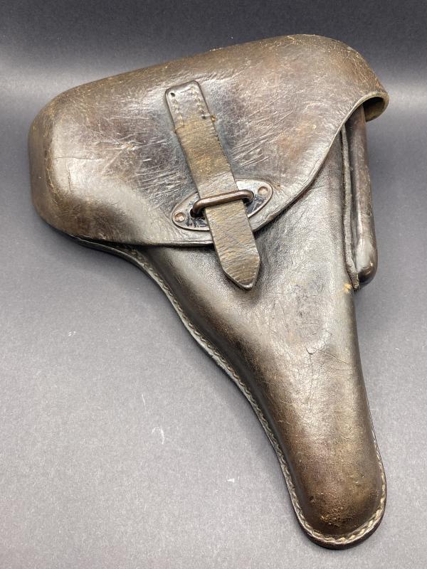 Brown Leather P38 Hard Shell Holster bdr43