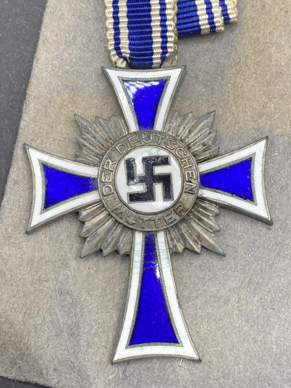 German Mothers Cross in Silver With Packet Karl Hensler