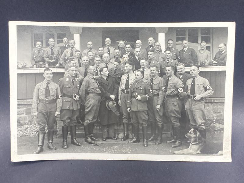 6X4 Photo Postcard Third Reich Political Officers
