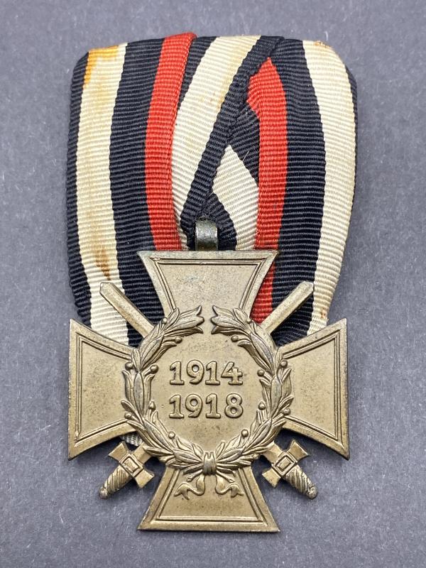 Court Mounted WW1 Hindenburg Cross