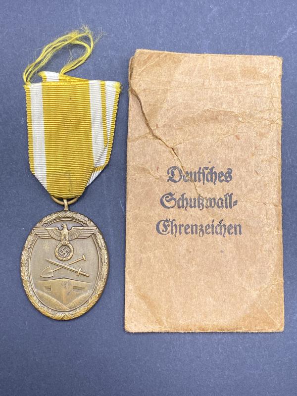 Westwall Construction Medal Karl Pichl Innsbruck