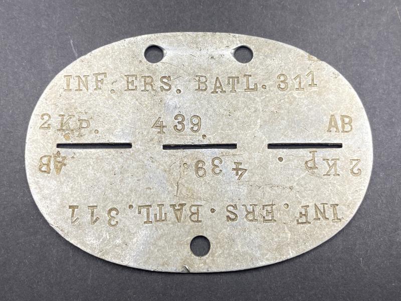 German Army ID Disc Inf.Ers.Batl.811