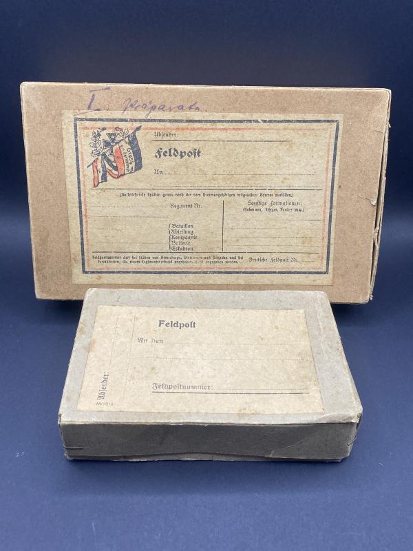 Pair of WW1 German Feldpost Boxes