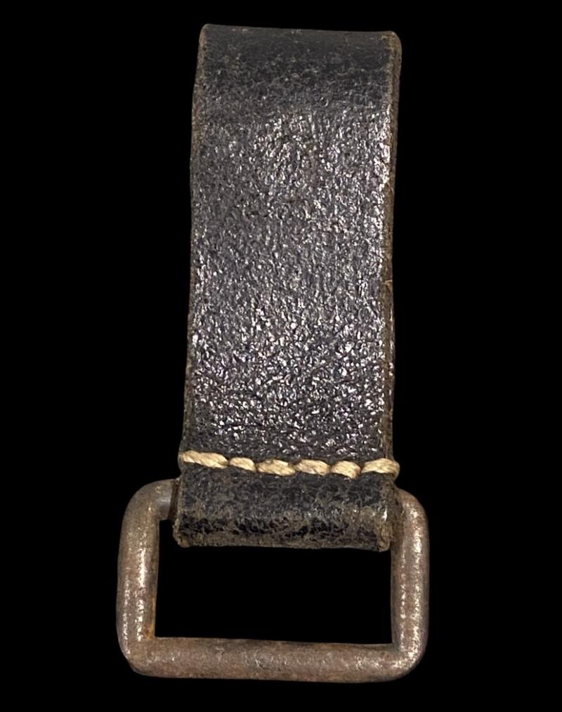 German Army Black Leather D Ring Dated 1943