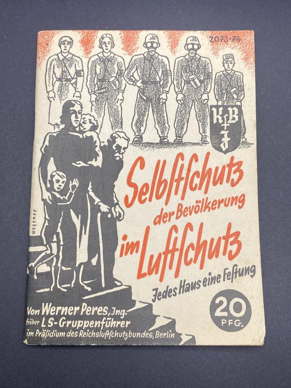 Luftschutz Air Raid Self Defence Booklet