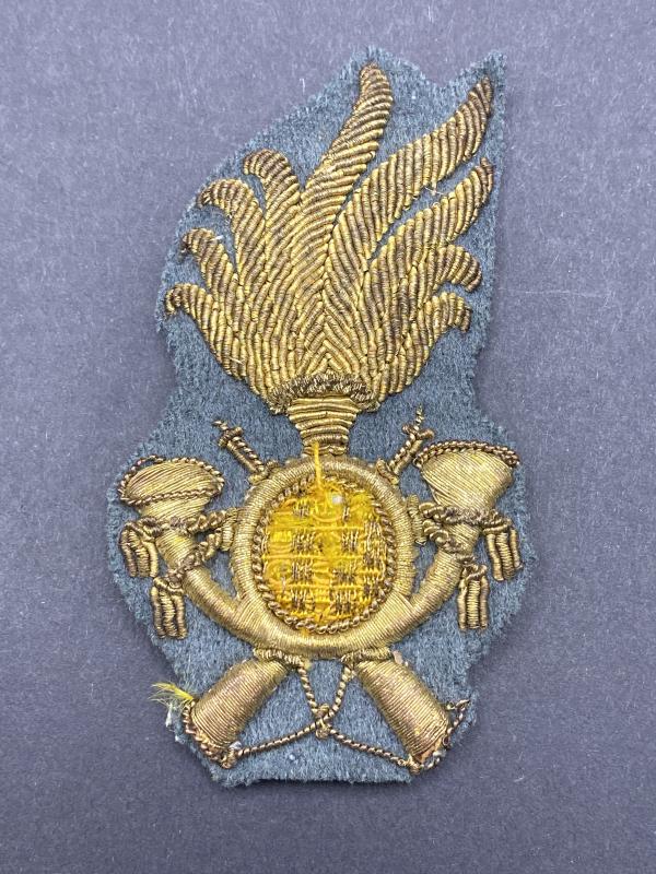 Fascist Italian Guardia di Finanza Bullion Cap Insignia