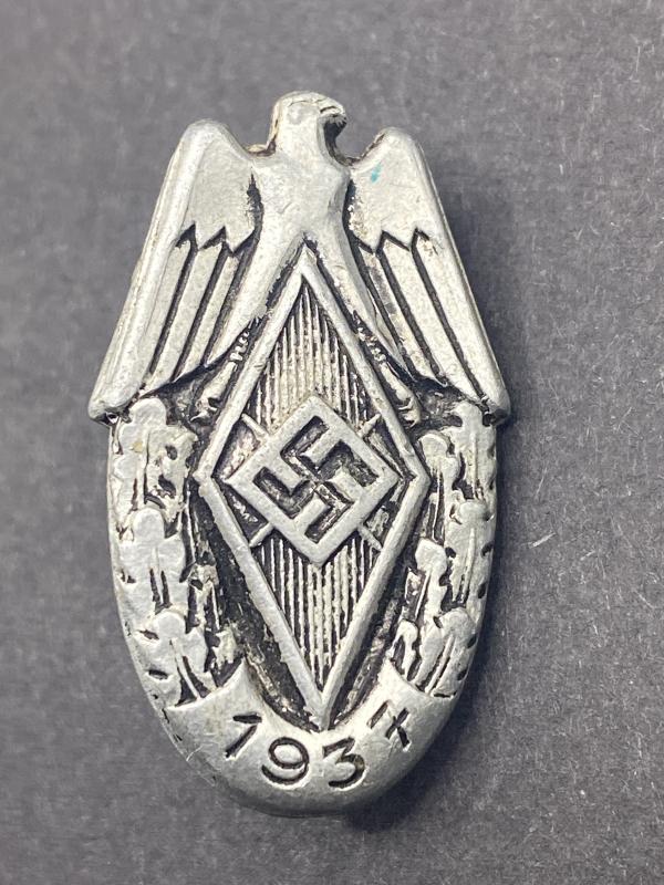 HJ 1937 Sport Event Day Badge Hillenbrand & Bröer