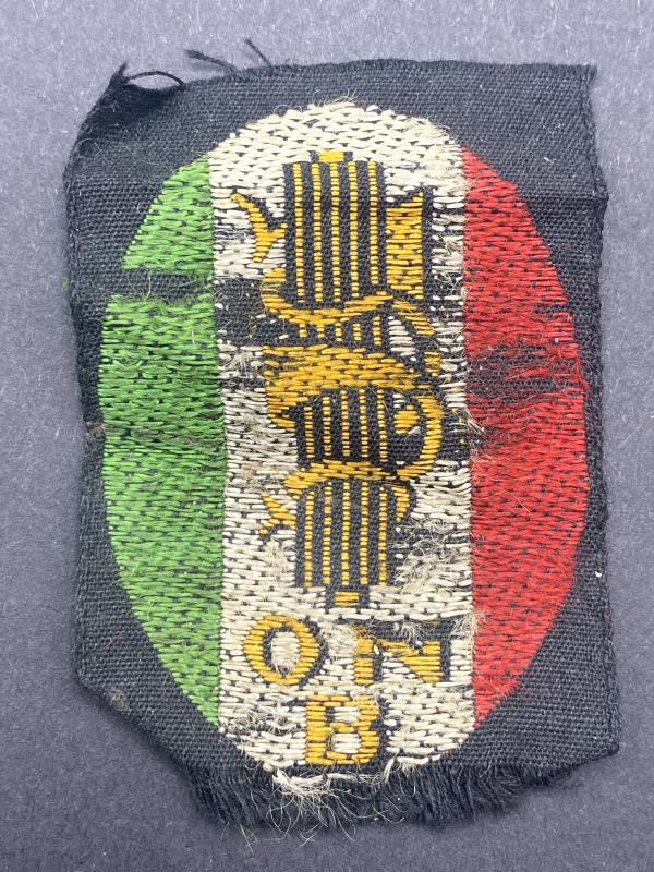 Woven Italian Fascist Opera Nazionale Balilla (ONB) Patch