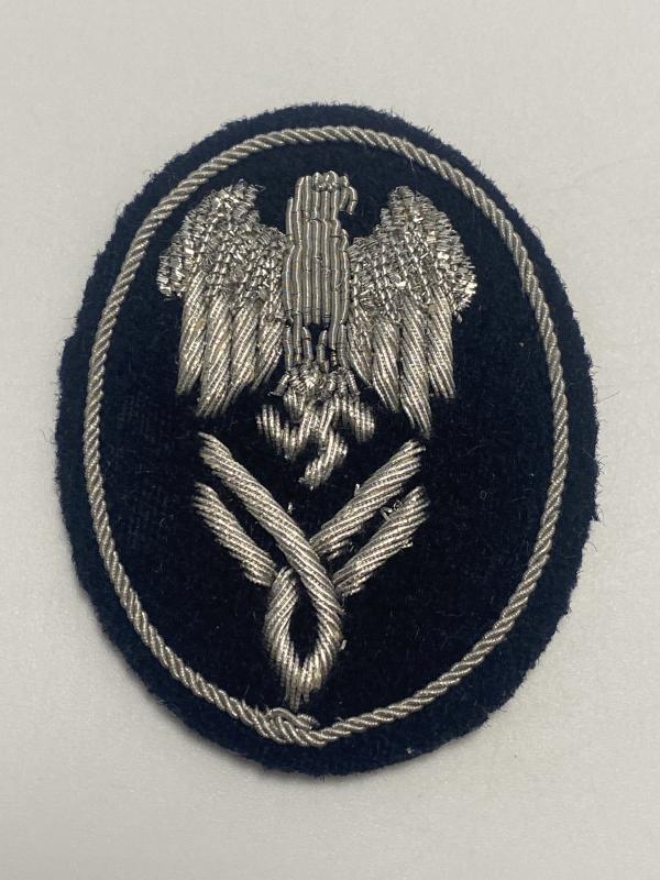 Kreigsmarine Administration Officer Bullion Sleeve Eagle Patch