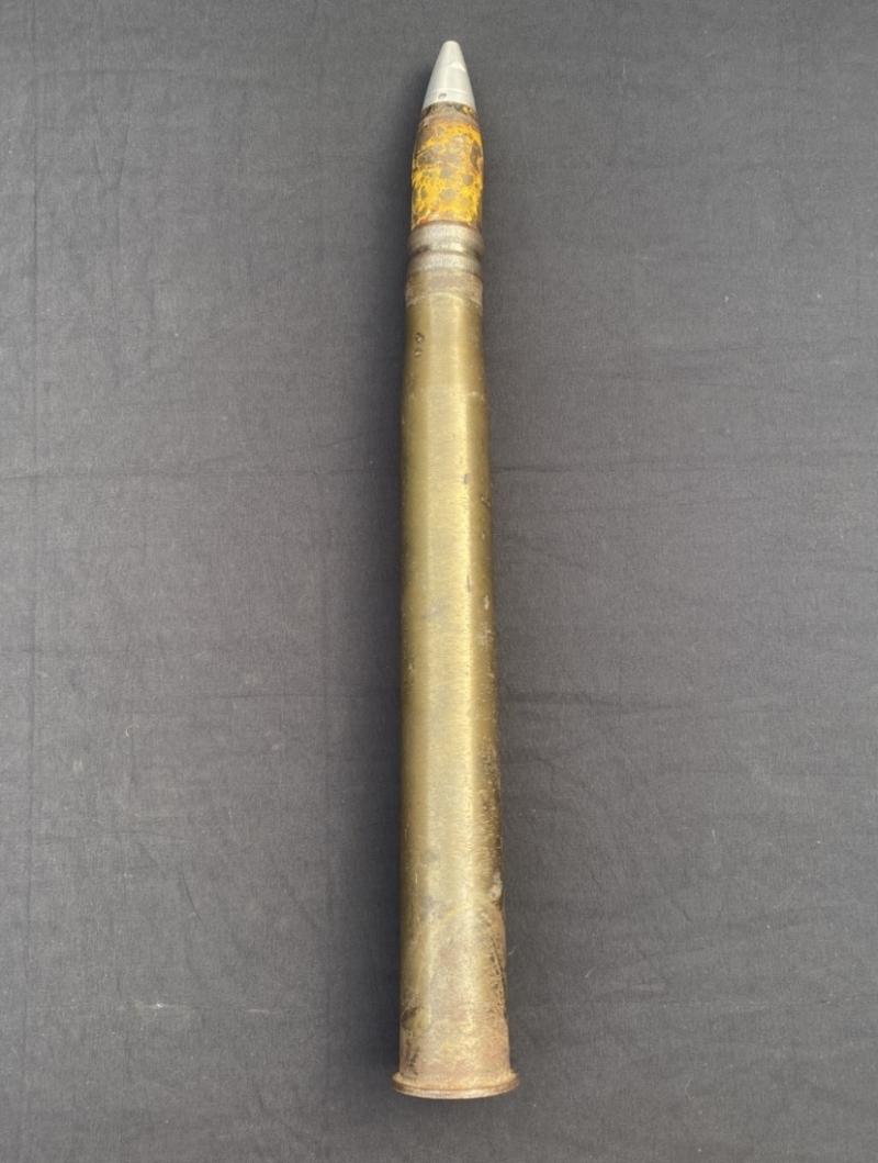Inert German 3.7cm 37mm Flak Artillery HE Shell