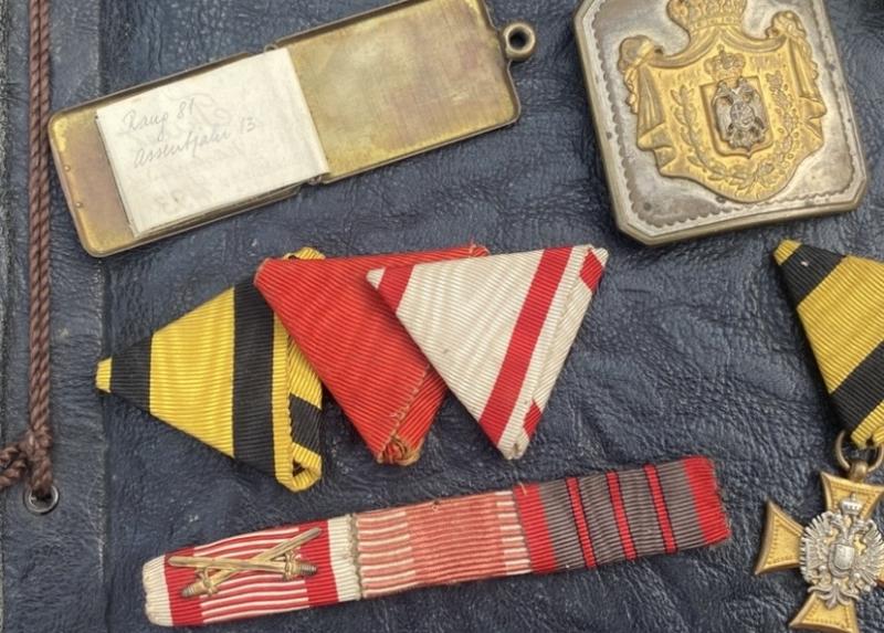 Huge Personal Group Austro Hungarian/ Kingdom of Yugoslavia Grouping to Father & Son