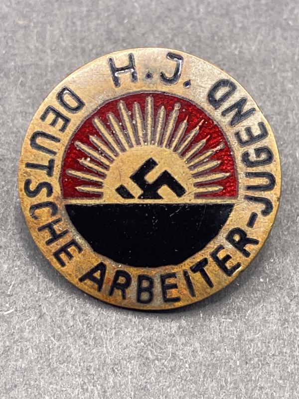 Early HJ Members Badge Deutsche Arbeiter-Jugend
