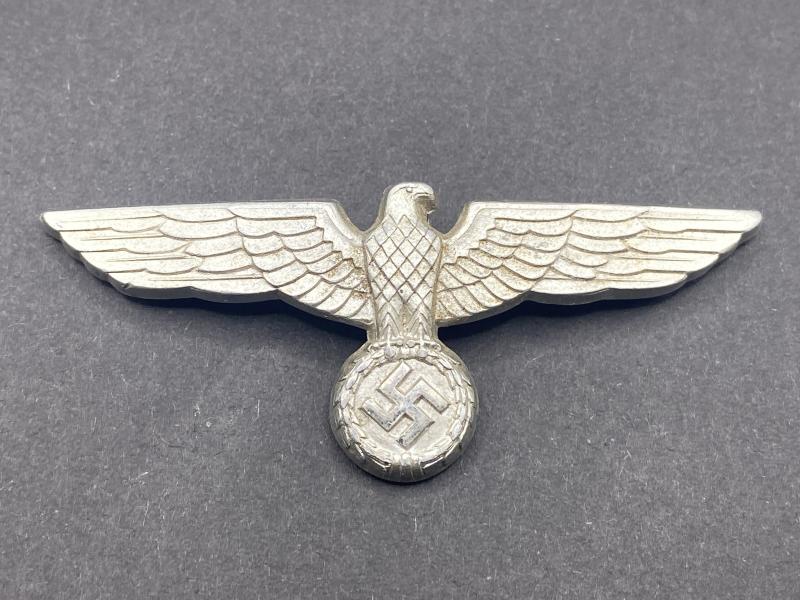 German Army Aluminium Visor Eagle C.T.D.38