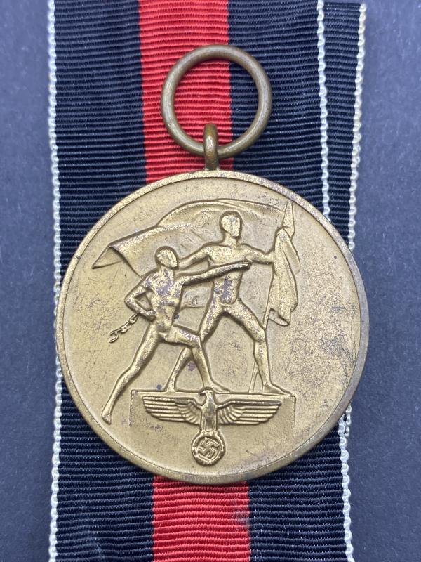 Sudetenland Campaign Medal & Ribbon