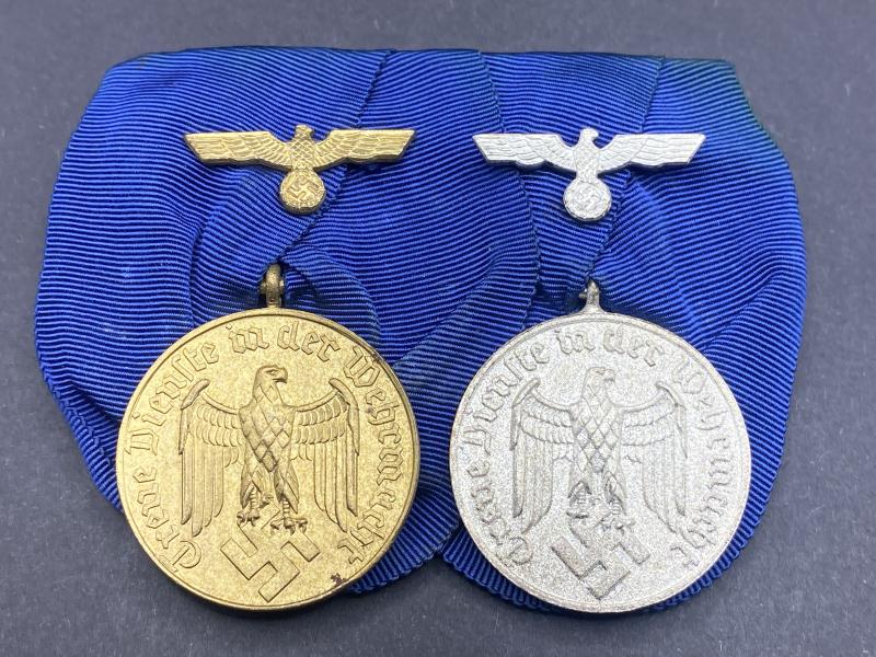 German Army Long Service Medal Bar 4 & 12 Year