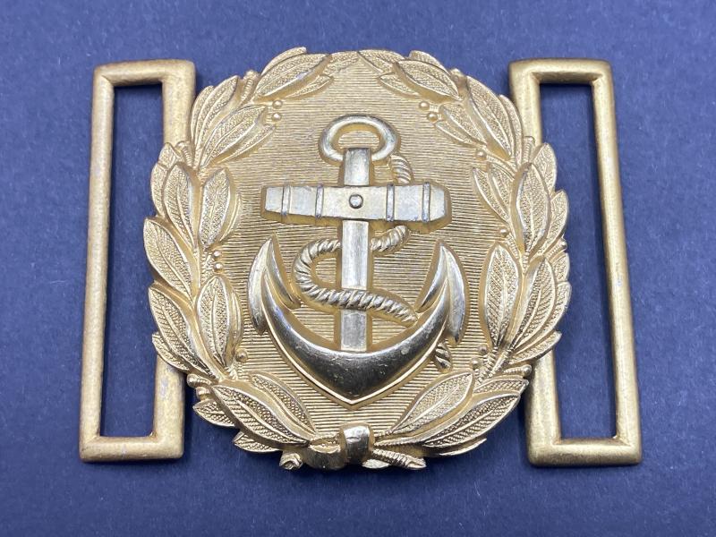 Kriegsmarine Officers Brockade Dress Belt Buckle FLL Friedrich Linden Ludenscheid