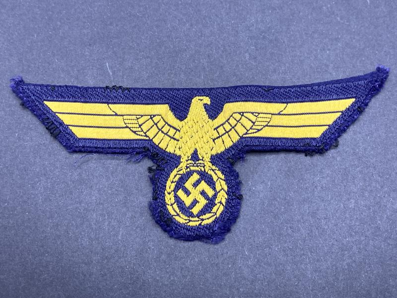 Kriegsmarine Bevo Woven Breast Eagle