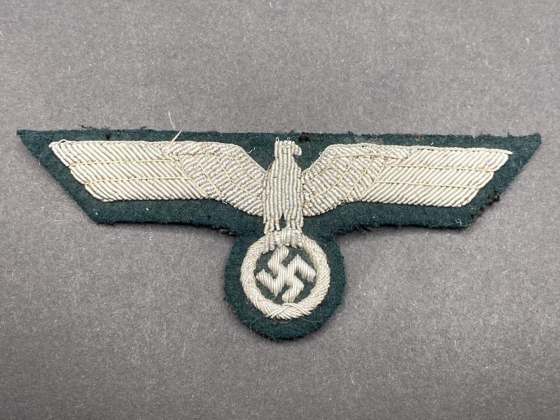 German Army Officers Wire Bullion Breast Eagle