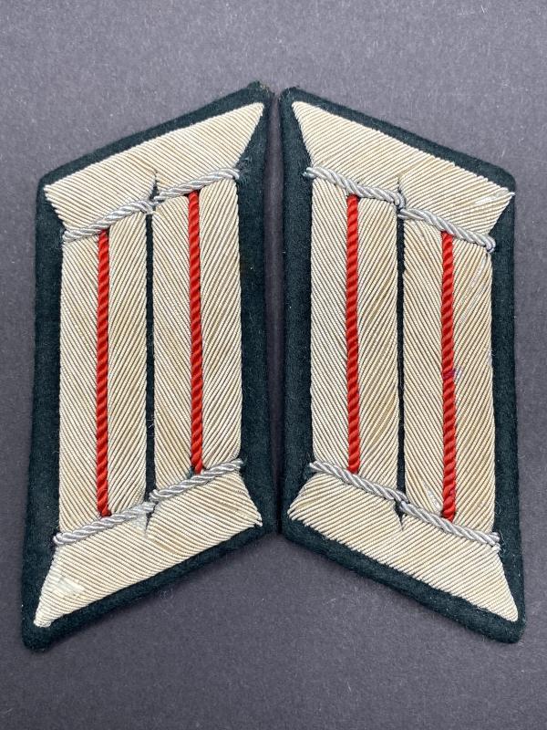 German Army Artillery Officers Collar Tabs