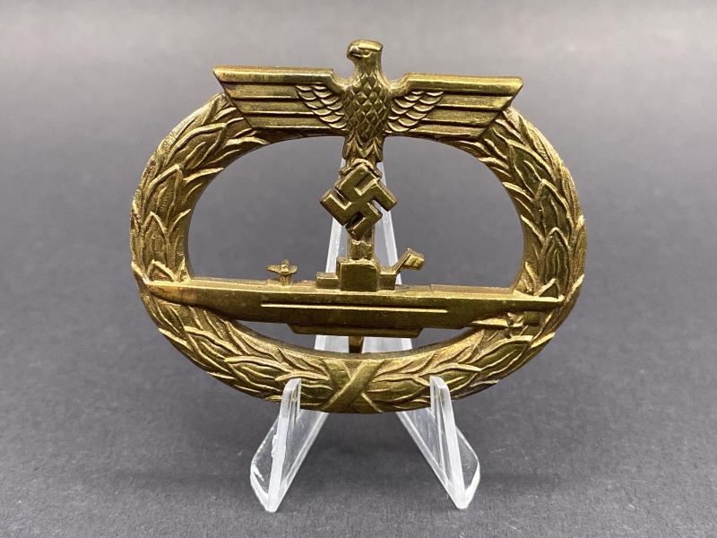 Buntmetall Kriegsmarine U-Boat Badge Otto Schickle