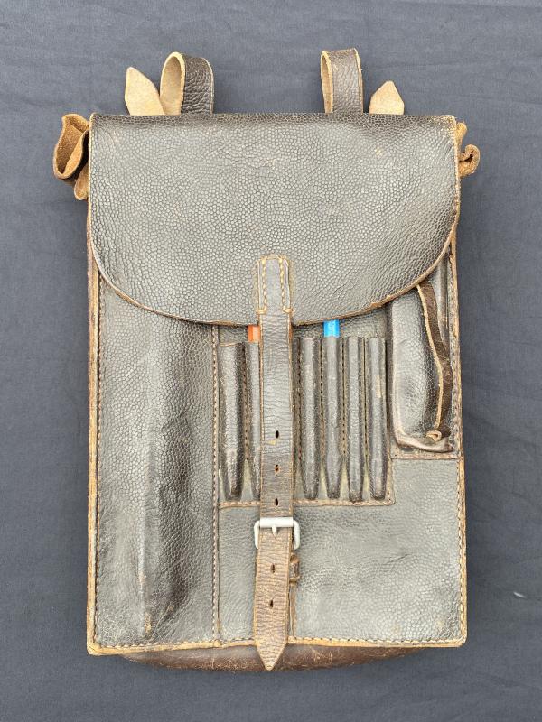 Black Leather German Army/ SS Map Case