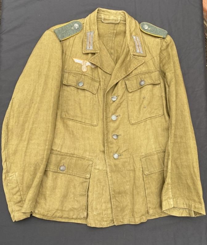 German 2nd Pattern Tropical Feldblouse Italy Campaign 1944
